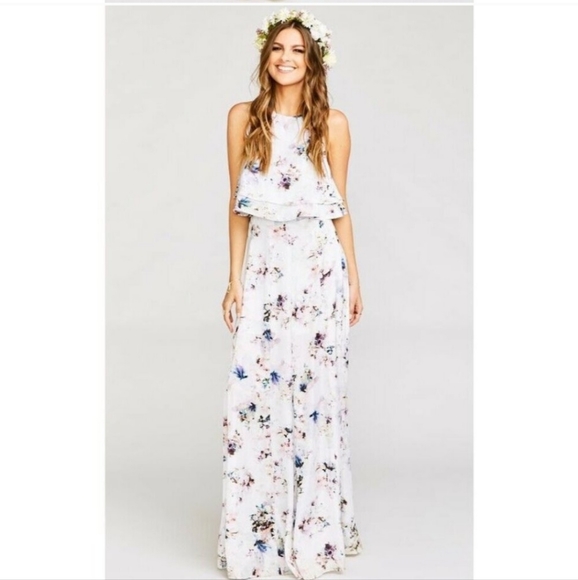 Show Me Your MuMu Princess Ariel Ball Gown Maxi Skirt ~ Bouquet Beauty size M - Picture 2 of 13